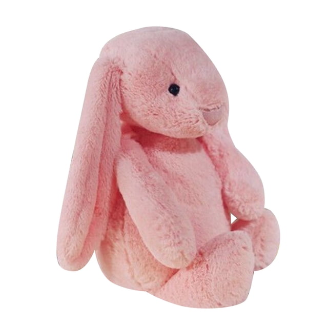 Ear Bunny Rabbit Stuffed Animal Long Ear Bunny Plush Toys Easter Cartoon Toy Dolls Hugging Pillow for Kids. A soft pink plush bunny with long ears, crafted from high-quality fabric and filled with PP cotton for excellent elasticity and fluffiness. Ideal as a decorative item or a gift for Easter, birthdays, or holidays.