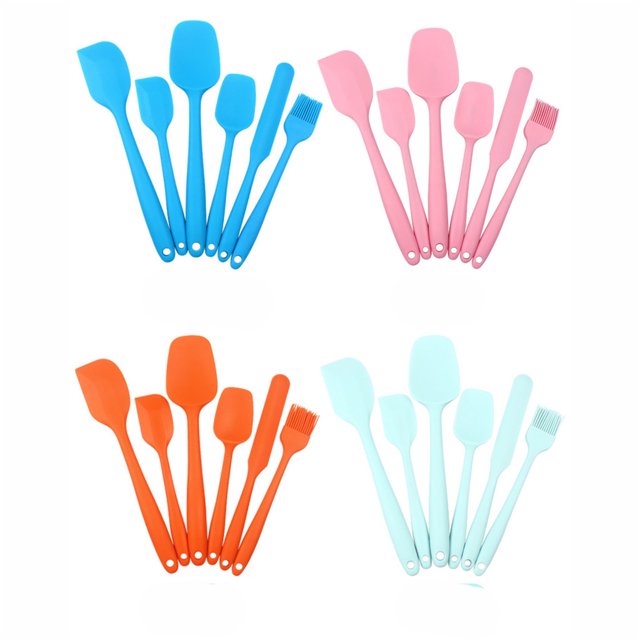 Kitchen Utensils Set Silicone Cooking Utensils 6 Piece Silicone Spatula Set Kitchen Silicone Spatula Utensil Set Kitchen Utensils Set Stainless Steel Stainless Steel Cooking Utensils Set