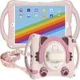 thumbnail image 2 of iPad 10.2 7th 8th Gen, Heavy Duty Rugged Protection Cute Kid-Friendly Case Cover Stand/Shoulder Strap for Apple iPad 10.2, 2 of 5