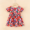 thumbnail image 2 of LUOGENLI Robe Bébé Filles Robes Maxi Jupe Ensembles Filles 2 Pcs Tenues Manches Longues Rouge 2-3 Ans, 2 of 4