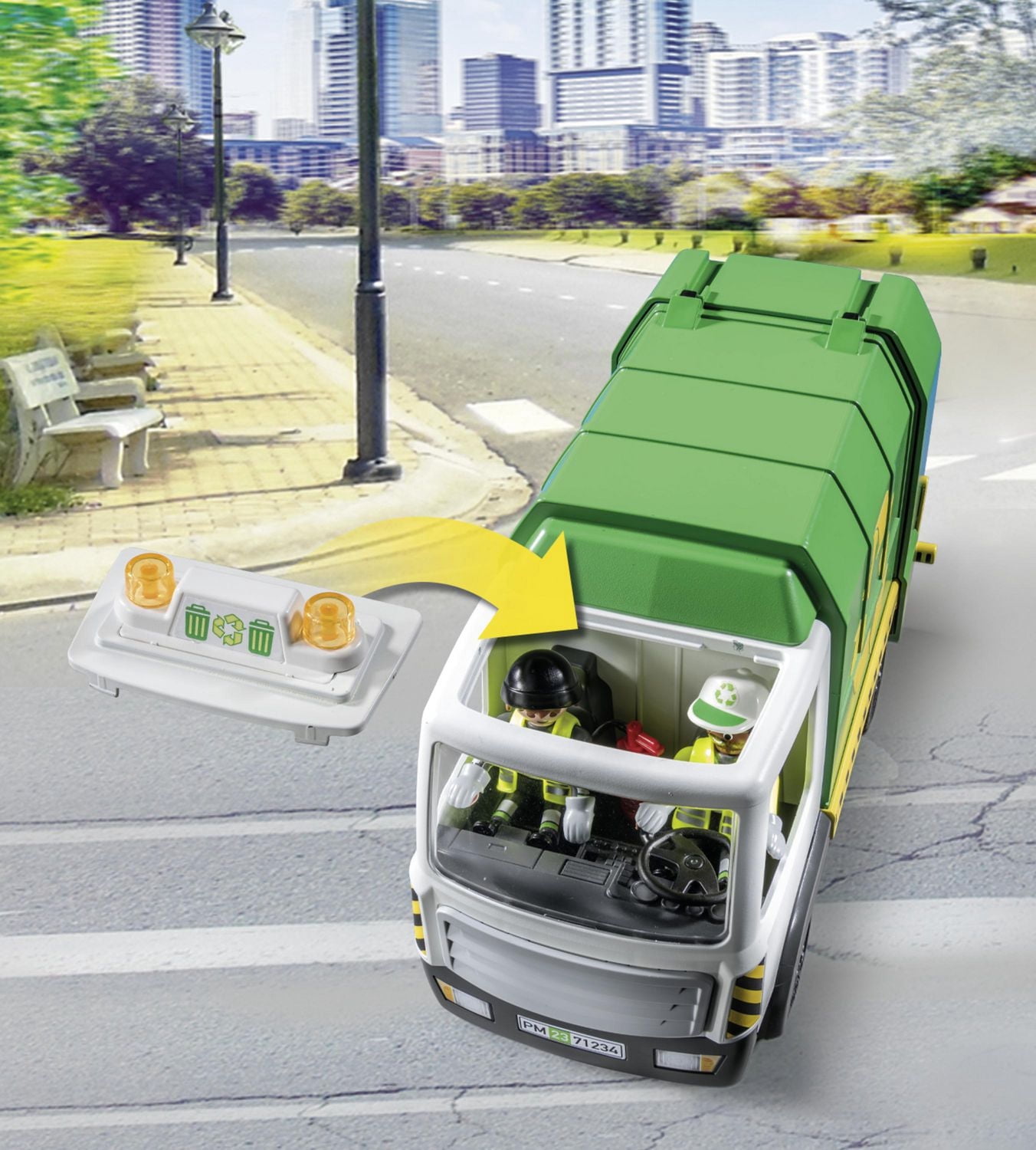 Playmobil Camion de recyclage
