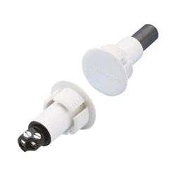 Honeywell Ademco 947-75WH 3/4" Wide Gap Steel Door Recessed Contact (White)