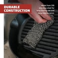 thumbnail image 2 of Camp Chef Chainmail Scrubber - 7x7 Inch Stainless Steel Cookware Cleaner for Cast Iron & Steel Griddles, 2 of 7