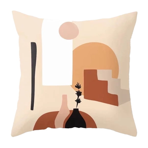 adviicd Pillowcase Modern Pillowcase Decorative Outdoor Linen Square Pillowcase For Sofa Sofa Beds And Cars 18x18 Inches (45 X 45 Cm)
