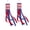 C12803, variante sur Drapeau Américain Windsock pour Déco Extérieure – Décoration Patriotique en Polyester pour Independence Day, Indicateur de Direction du Vent pour Jardin, Cour Ou Véranda avant