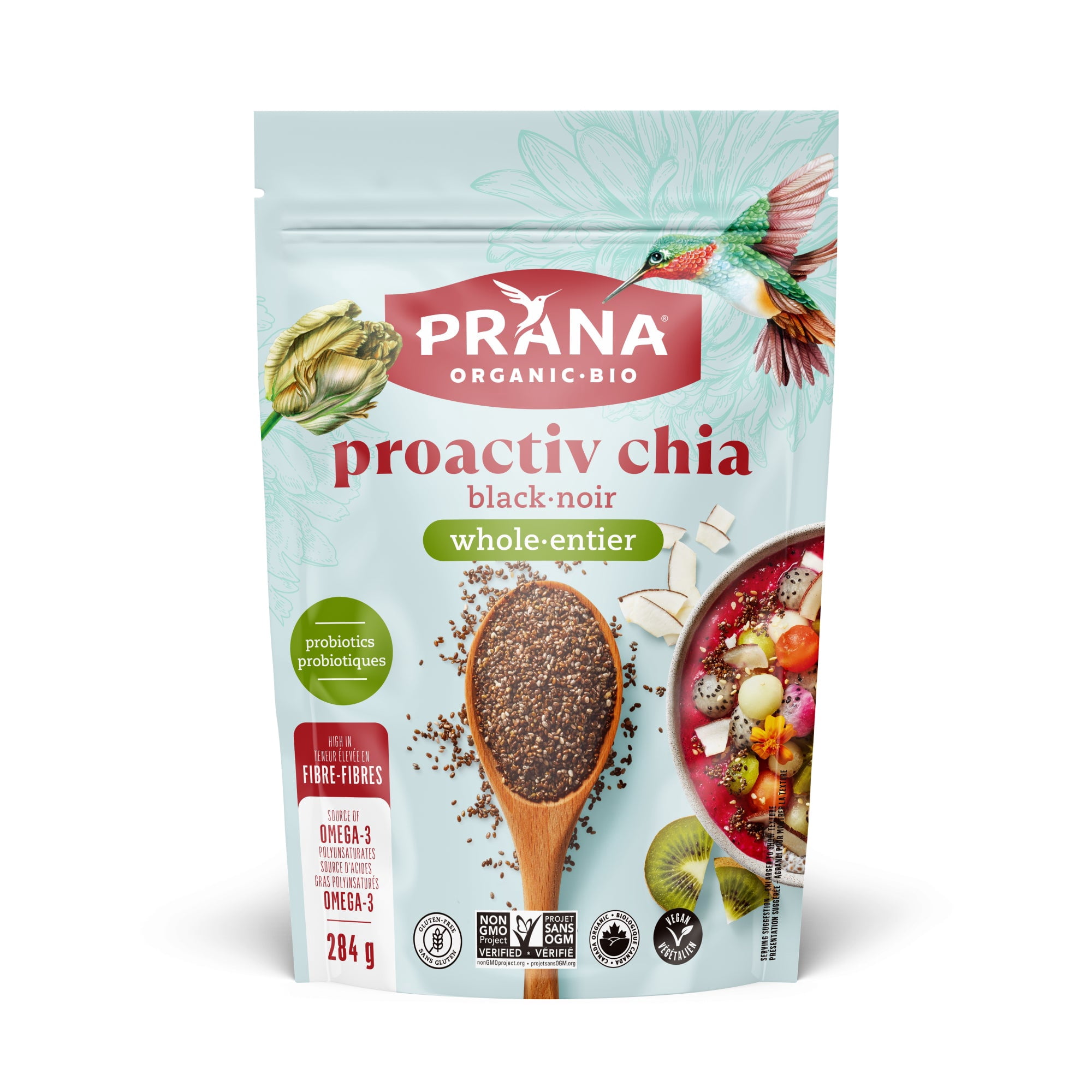 Prana Org Proactivchia Whole Black Chia 284g 284g