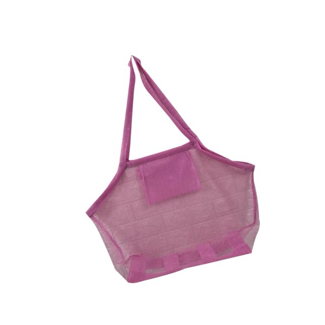 maskred Versatile Beach Toys Bag Durable Mesh Tote for Poolside Adventures Pink Extra Large 1Set