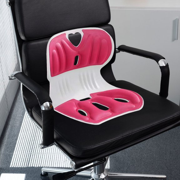 Ergonomic Back Support Cushion for Office Chair - Lumbar Pillow for Lower Back Pain Relief, Posture Corrector Seat Pad fortting Alignment, Breathable Memory Foam Car Seat Cushion for Home Desk Cha