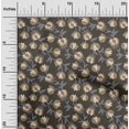 thumbnail image 2 of oneOone Polyester Spandex Brown Fabric Floral Craft Projects Decor Fabric Printed By The Yard 56 Inch Wide, 2 of 4