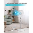 thumbnail image 4 of Black & Decker 16 inch Stand Fan with Remote, Whit, 4 of 7