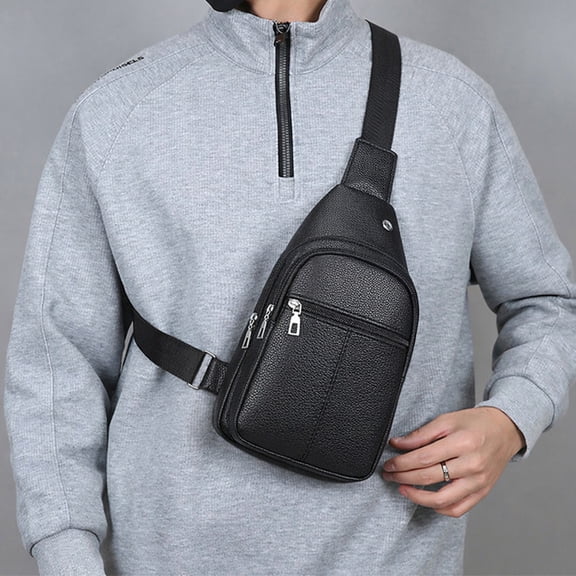 JZCHUNTOY Sac de Poitrine, Sac à Dos de Sport et de Voyage Décontracté Léger Polyvalent à Bandoulière Simple, Résistant à l'Eau Durable Grande Capacité Sac Quotidien pour la Randonnée, le Camping, les Déplacements Activités de Plein Air