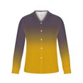 thumbnail image 3 of Birdeem Chemises pour Hommes Manches Longues Boutonnées Mode Décontractée Imprimée Bouton Col Rabattu Chemise Chemise Hauts Été Chemises Manches Longues pour Hommes, 3 of 4