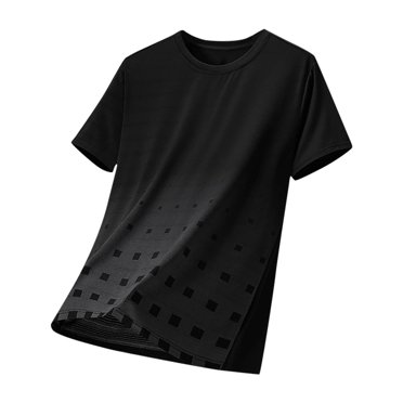 Birdeem Shirts for Men Mens Summer Thin Breathable Loose Half Sleeved T-Shirt