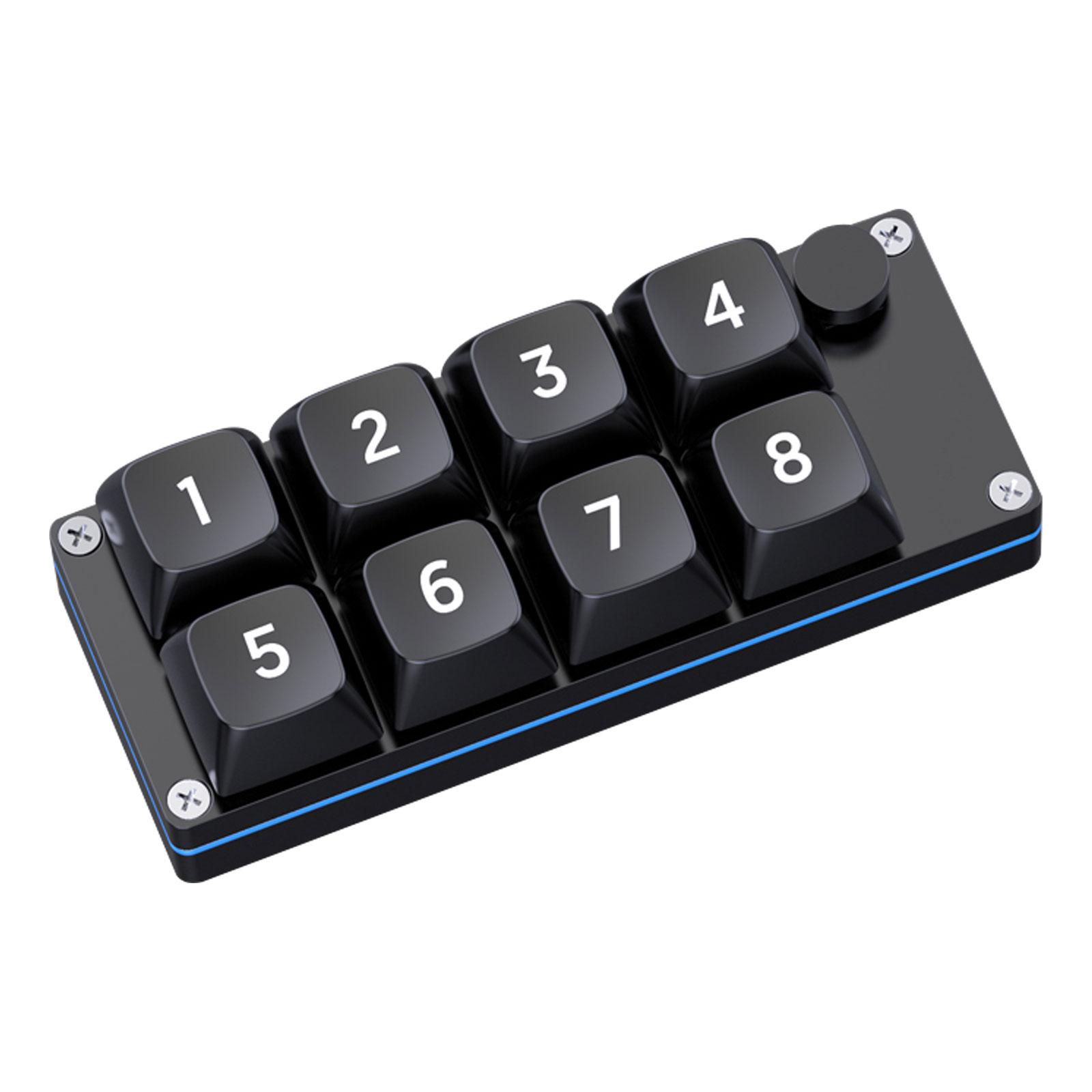 kurtrusly Single Handed Keyboard Mechanical 1 Black Handed Mechanical Gaming Keyboard