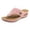 Pink, variant on Women's Orthopedic Wedge Sandals Casual Platform Slip On Open Toe Sandals Arch Support Flip Flops Dress Shoes Brown Size 8
