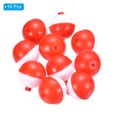 thumbnail image 3 of Unique Bargains 1.75 Inch Fishing Bobbers, Plastic Push Button Round Fishing Float, Red and White 10 Pack, 3 of 7
