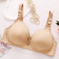 thumbnail image 4 of Besolor Womens Bras No Underwire Full Coverage Everyday Underwear Cozy Soft Push up Supportive Bralettes, 4 of 7