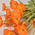 thumbnail image 3 of 4 Heads Artificial Bouquet Simulation Poppies Fake Silk Flower For Home Wedding Party Decoration, 3 of 8