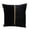 Black, variant on Birdeem Solid Color Velvet Pleated Pillow Cover, Sofa Cushion and Office Lumbar Support, Quilted Design for Comfort, 18x18 Inch Size, Perfect for Bed Headboard and Back Support