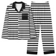 thumbnail image 1 of Rbaofujie Pyjamas pour Femmes Femmes Décontracté Mode Imprimé Manches Longues Hauts Décontractés Pantalons Ensemble de Pyjama Filles Chemises de Nuit, 1 of 4