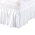 thumbnail image 1 of Unique Bargains Polyester Bed Skirt Elastic Wrap Around Dust Ruffle 15' Drop, 1 of 10