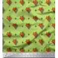 thumbnail image 1 of Soimoi Poly Georgette Fabric Diamond Shape & Floral Artistic Fabric Prints By Yard 42 Inch Wide, 1 of 1