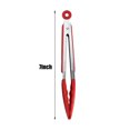 thumbnail image 2 of XZNGL Kitchen Tongs, Silicone Tongs For Cooking, Stainless Steel Non-Stick Kitchen Tongs For Grilling, Cooking, Dining (7 Inches), 2 of 2