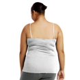 thumbnail image 2 of Women's Cotton Plus Size Camisole Tank Top - White - X-Large (2 PIECES), 2 of 2
