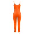 thumbnail image 5 of B91xZ Combinaisons pour Femmes Bretelles Réglables Mode Combinaison avec Poche, Orange TG, 5 of 5