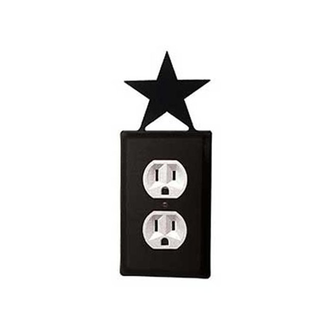 Village Wrought Iron EO-45 Étoile Sortie Housse-Noir