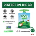 thumbnail image 3 of GoGo squeeZ Fruit Sauce, Apple Apple, No Sugar Added. 90g per pouch, 4 Pouches, 3 of 5