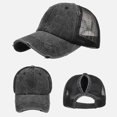 thumbnail image 1 of Unisex Men Women Solid Color Sun Hat Adjustable Baseball Cap Hip Hop Hat, 1 of 4