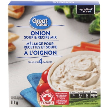 Mélange pour recettes et soupe à l’oignon Great Value