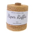 thumbnail image 2 of Rongfmy Raffia Paper Yarn 1.5 mm Thick for Crocheting Bags Nesting Basket Summer Hat Light Coffee, 2 of 9