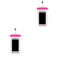 thumbnail image 2 of Transemion Waterproof Underwater Case Cover Bag Dry Pouch for Mobile Phone rose red 2Set, 2 of 6