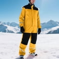 thumbnail image 4 of Timegard Rompers for Women 1 Piece Winter Outdoor Warm Snowsuits Ski Suits Windproof Jumpsuits for Men, 4 of 7