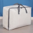 thumbnail image 1 of Sac de Rangement Transparent pour Couette - Sac d'Emballage - Sac de Tri Épaissi pour Déménagement - Tissu à Pince en Maille - Sac de Bagage Grande Capacité, 1 of 5