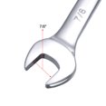 thumbnail image 4 of Unique Bargains 7/8" Ratcheting Combination Wrench SAE 72 Teeth 12 Point Ratchet Box Ended Spanner Tools, Cr-V, 4 of 5