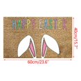 thumbnail image 3 of Agiferg Paillasson de Pâques Œufs de Pâques Rabbit Tapis d'Entrée Porche avant Fond Antidérapant Tapis Intérieur Extérieur pour Maison Patio Décoration Maison, 3 of 7