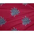 thumbnail image 4 of oneOone Polyester Lycra Fabric Leaves Block Print Fabric BTY 56 Inch Wide, 4 of 4
