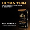 thumbnail image 4 of SKYN King Elite Large Extra Glide Non-Latex Condoms, 10 Count, 4 of 9
