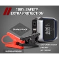 thumbnail image 4 of Iiluee Jump Starter with Air Compressor, Portable Car Battery 12v Jump Starter Battery Pack (8.5 Gas/8.0L Diesel) with LED Display, Emergency Light, Power Bank, 4 of 5