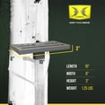 thumbnail image 3 of Hawk Helium Hammock Small Platform, Lightweight Tree Stand Hunting Gear, 10x6", 3 of 13