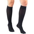 thumbnail image 1 of Truform Knee High Trouser Socks, Diamond Pattern: 15 - 20 mmHg, Navy, Small, 1 of 7