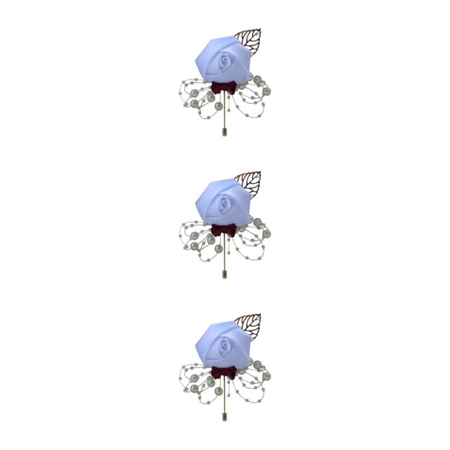 relayinert Broche Moderne Minimaliste, Pièce Unique et à la Mode, Épingles de Luxe pour Mariages, Blanchiment 3Set
