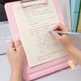 thumbnail image 2 of pitrice Storage Bag Writing Clipboard Paper Organizer Simple Style Exquisite Long-lasting Student Accessories Practical Yellow, 2 of 9