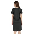 thumbnail image 3 of Inkmeso Robe T-Shirt d'Été Décontractée Unie pour Femmes, Coupe Ample, Tunique à Manches Courtes, Robe de Nuit, 3 of 7