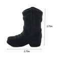 thumbnail image 3 of Cowboy Boots Match With Striker - Home Ceramic Boots Decor Beautiful Small Cute Western Decor Mini For Bathroom Bedroom, 3 of 7