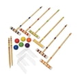 thumbnail image 3 of QualitChoice Wood Exciting Six Player Croquet Set With Colored Balls Outdoor Fun And Family Recreation 6 Colored Balls 2 Benchmark, 3 of 6