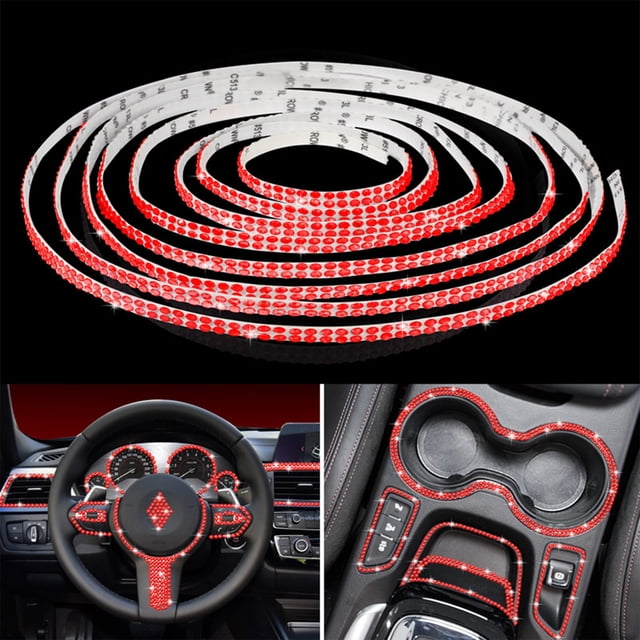 Meitianfacai Self Adhesive Shiny Crystal Car Decoration Sticker